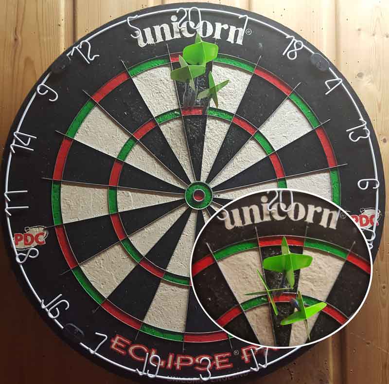 Meine zweit 180 im Steeldart